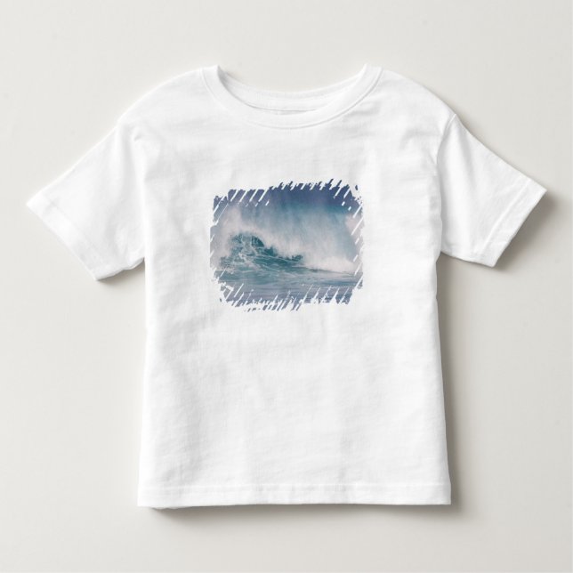 Blue wave crashing, Maui, Hawaii, USA 3 Toddler T-Shirt (Front)