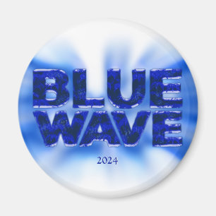 Blue Wave Democractic Magnet
