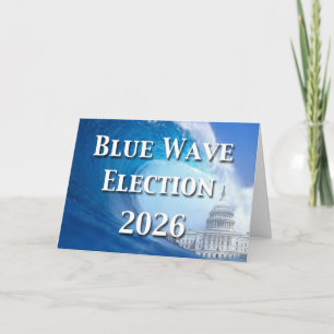 Blue Wave Election 2026 Card