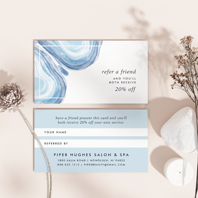 Blue Wave Geode Referral Card (Creator Uploaded)