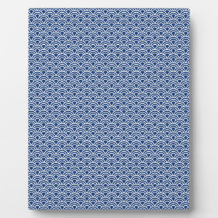 Blue wave komon plaque