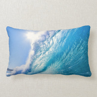 Blue wave lumbar cushion