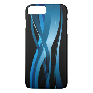 Blue Wave Modern Abstract Pattern Case-Mate iPhone Case