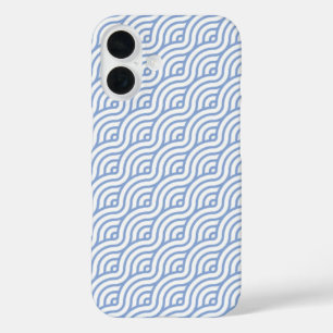 Blue Wave Pattern i Phone Case