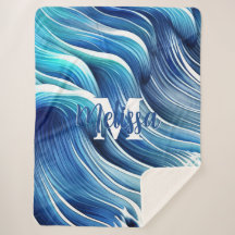 Blue Wave Pattern