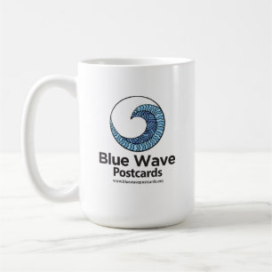 Blue Wave Postcards - Classic Mug, 11 oz Coffee Mug