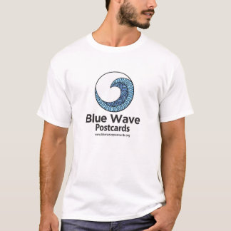Blue Wave Postcards - Men's Basic T-Shirt