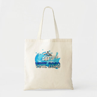 Blue Wave Vote Blue Biden 2020 Democratic El Tote Bag