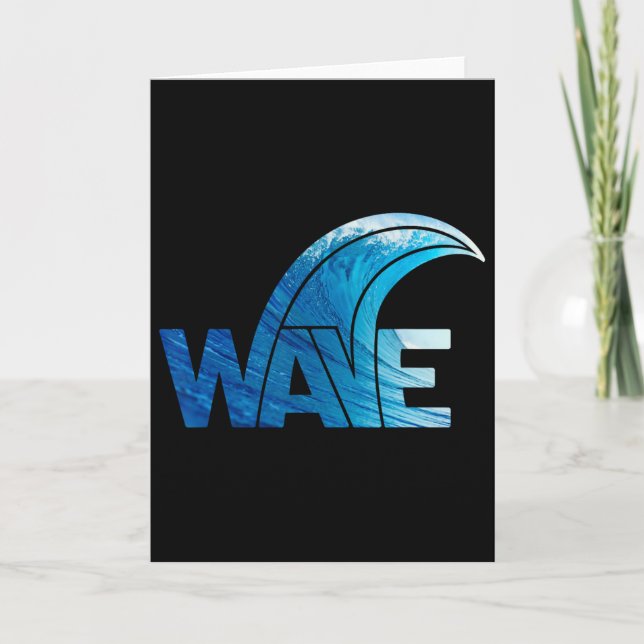 Blue Wave Vote Democratic President Resist Trump  Card (Front)