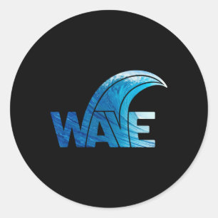 Blue Wave Vote Democratic President Resist Trump Classic Round Sticker