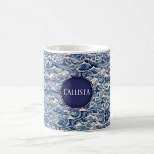 Blue Waves Coffee Mug