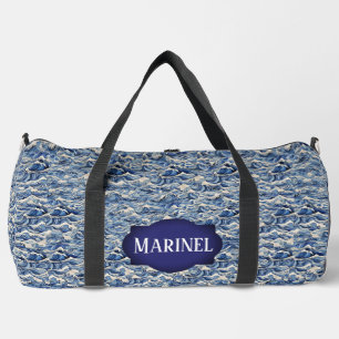 Blue Waves Duffle Bag