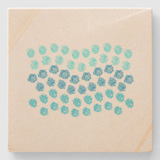 Blue Waves Sandstone Coaster