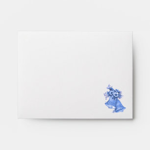 Blue Wedding Bells Envelopes