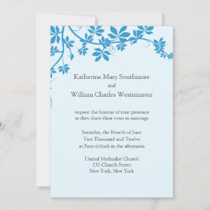 Blue Wedding Invitations