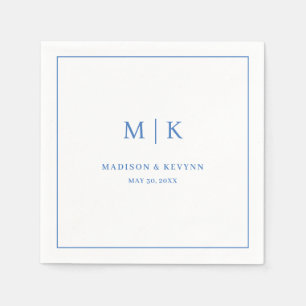 Blue Wedding Napkins