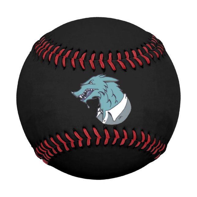 Blue Werewolf black baseball (Front)