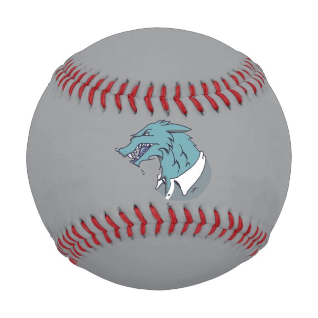 Blue Werewolf grey baseball (Front)