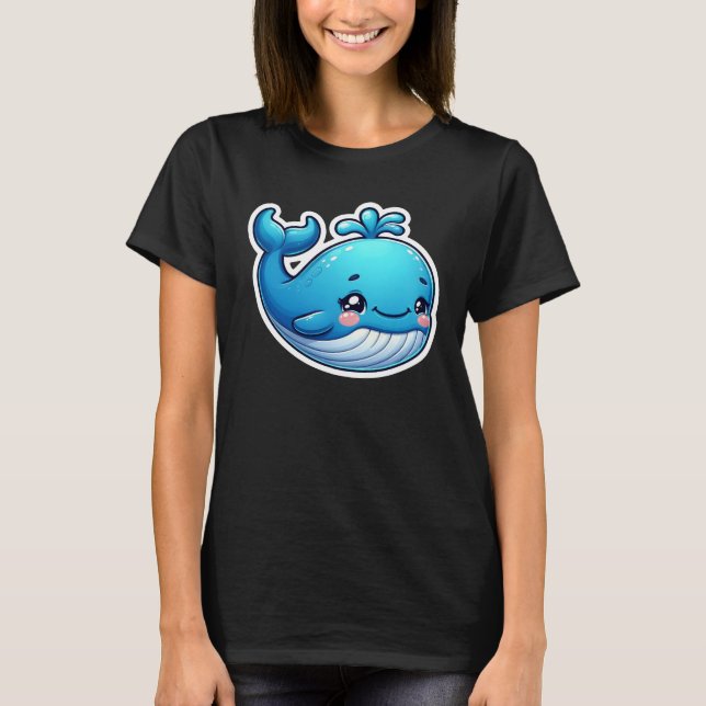 Blue Whale appreciation T-Shirt (Front)