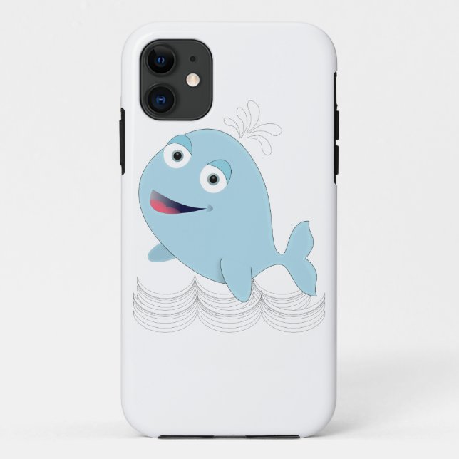 Blue Whale Case-Mate iPhone Case (Back)