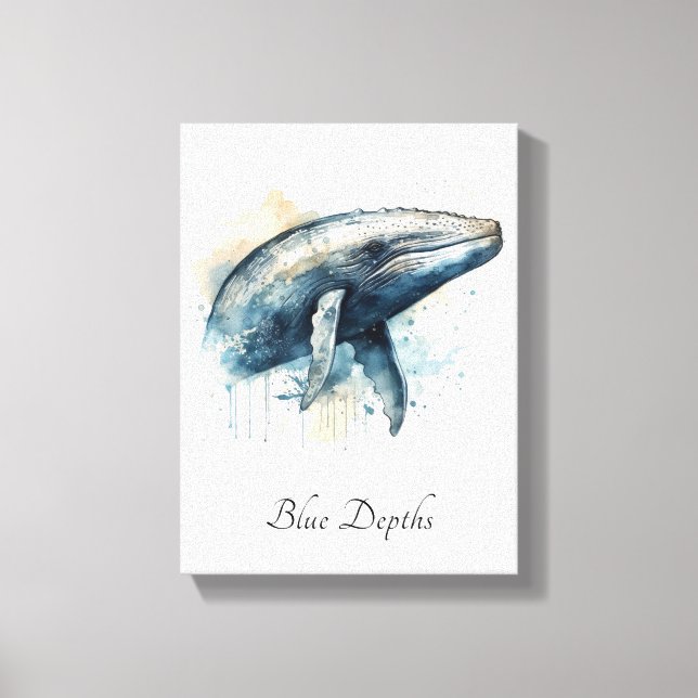 Blue Whale Coastal Wall Decor (Front)