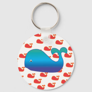 Blue Whale Key Ring