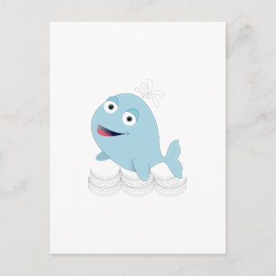 Blue Whale Postcard