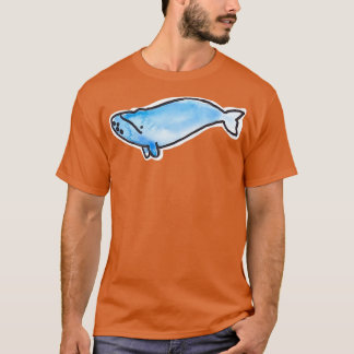 blue whale sticker T-Shirt