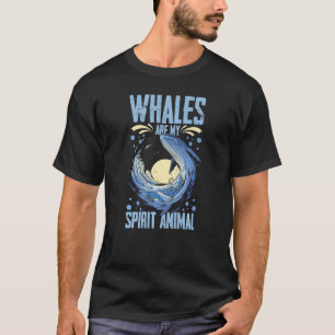 Blue Whale Tail Humpback Whales Quotes Right Anima T-Shirt