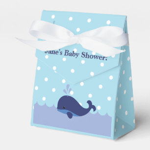 Blue Whale Themed Boy Baby Shower Favour Box! Box