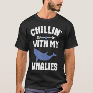 Blue whale watching cetacean  1 T-Shirt