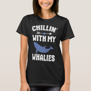 Blue whale watching cetacean  1 T-Shirt