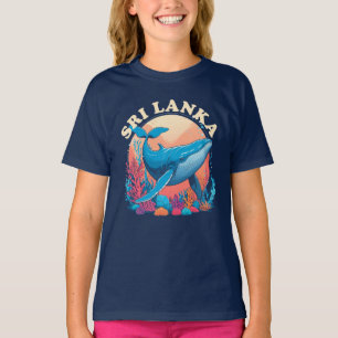 Blue whale watching in Sri Lanka T-Shirt