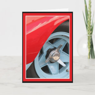 Blue Wheel and Knockoff Card