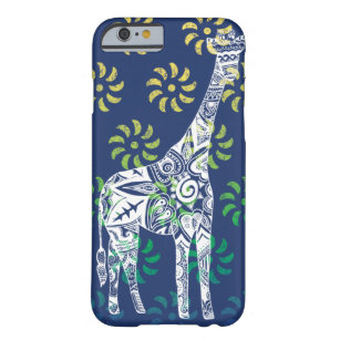 Blue Whirls Giraffe iPhone 6 case