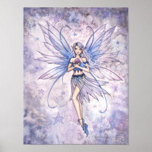 Blue Whisper Fairy Poster