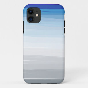 Blue, White and Grey Watercolor Case-Mate iPhone Case