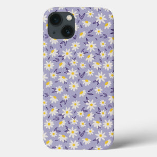 blue,white and yellow roses iPhone 13 case