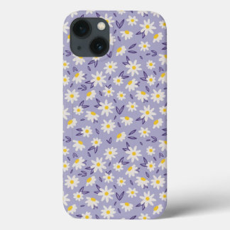 blue,white and yellow roses iPhone 13 case