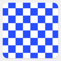 Blue White Chequered Check Pattern