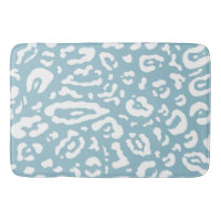 Blue & White Chic Cheetah Leopard Animal Print