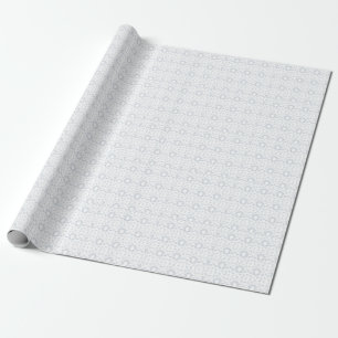 Blue White Chinoiserie Repeating Pattern Wrapping Paper