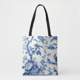 Blue & White Chinoiseries Tote Bag