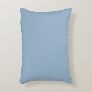 Blue & White Colour Striped Decorative Cushion