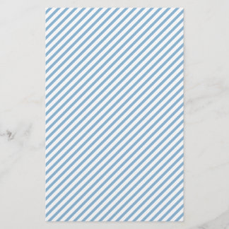 Blue & White Diagonal Stripe Soap Wrap Paper