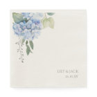 Blue & White Floral Blue Hydrangea Wedding 