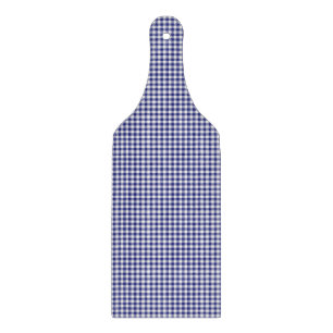 Blue-White Gingham-CUTTING BOARD PADDLE