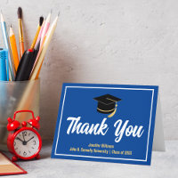 Blue White Graduate Personalised Graduation