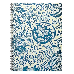 Blue & White Indian Vintage Pattern Notebook