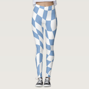 Blue white Leggings